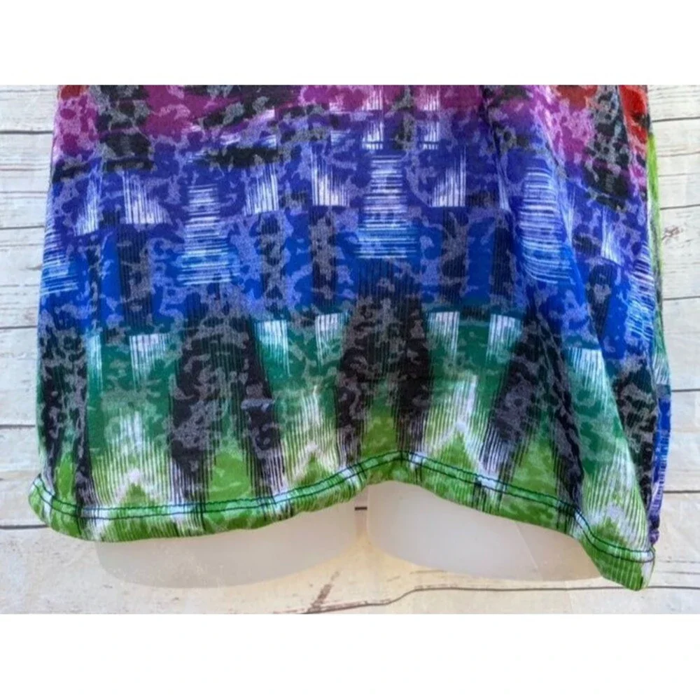 Delia's Racerback Tank Small Aztec Rainb - Picture 3 of 9
